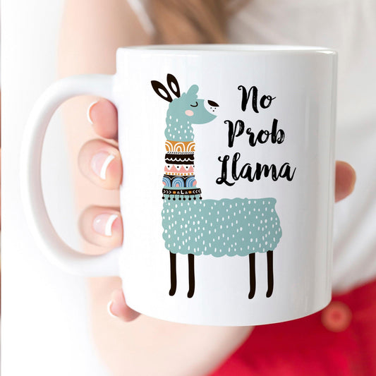 Llama Coffee Mug – Cute Ceramic Cup With Playful Llama Design, Dishwasher Safe Joyful Moose