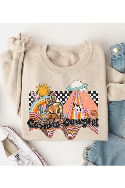 Cosmic Cowgirl Sweatshirt Wild Cactus Boutique