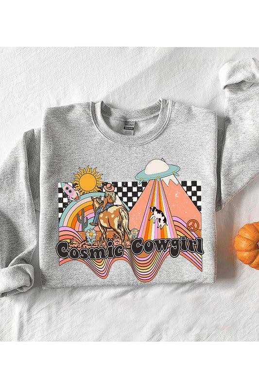 Cosmic Cowgirl Sweatshirt Wild Cactus Boutique