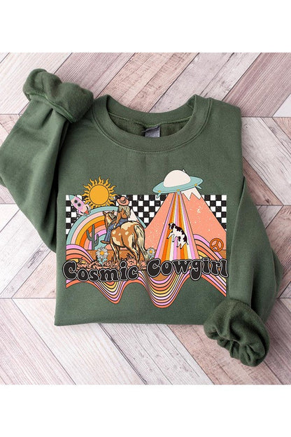 Cosmic Cowgirl Sweatshirt Wild Cactus Boutique