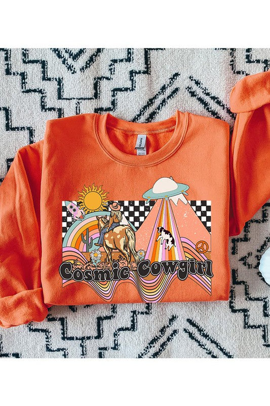 Cosmic Cowgirl Sweatshirt Wild Cactus Boutique