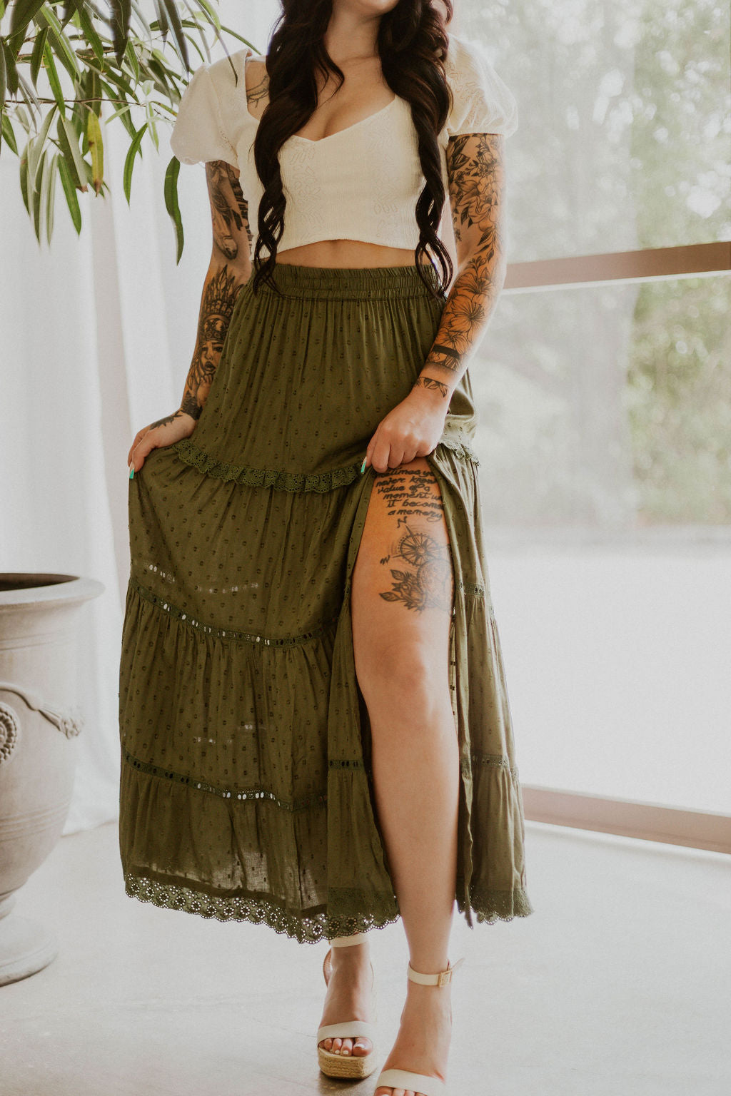 Autumn's Boho Maxi Skirt Wild Cactus Boutique