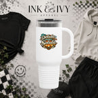 40oz Insulated Travel Mug – 'Delulu in the Solulu' Printify