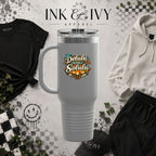 40oz Insulated Travel Mug – 'Delulu in the Solulu' Printify
