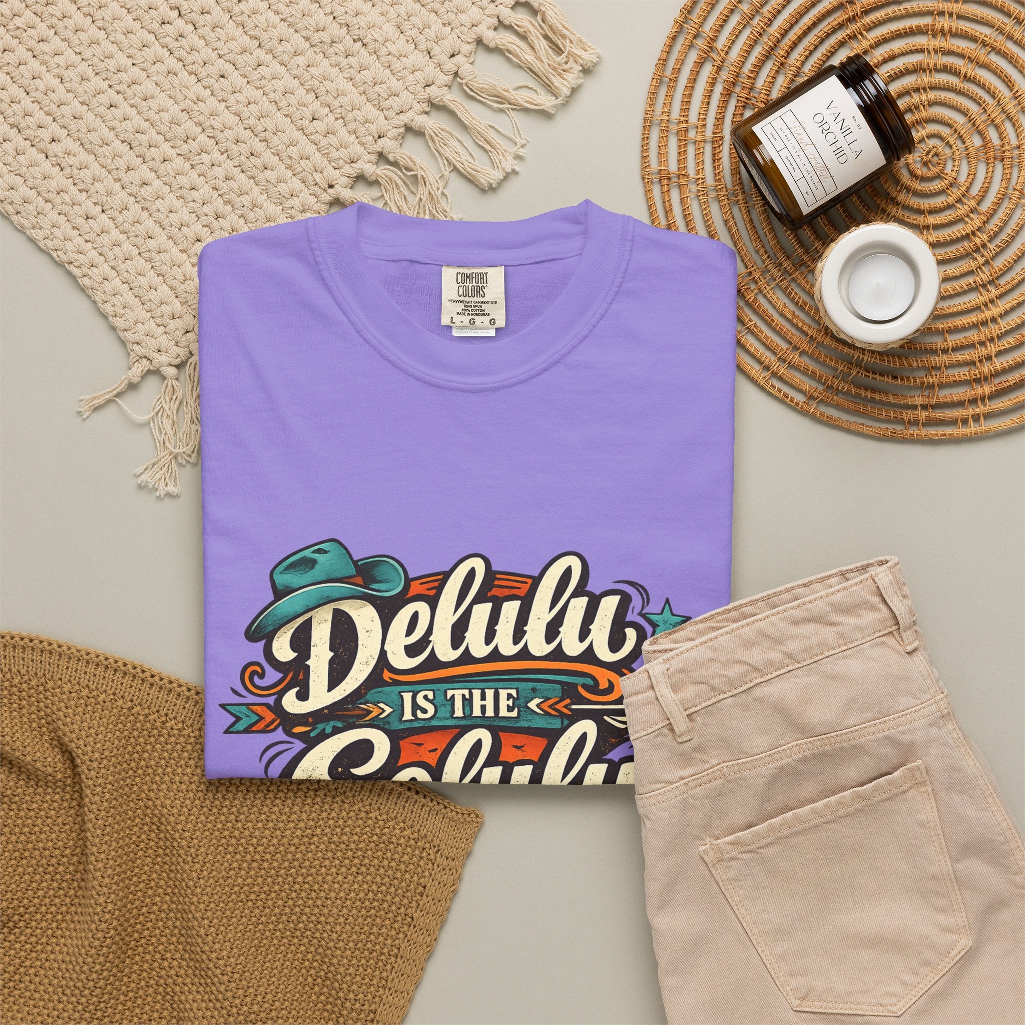Delulu is the Solulu Retro Graphic Tee Printify