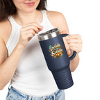 40oz Insulated Travel Mug – 'Delulu in the Solulu' Printify