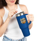 40oz Insulated Travel Mug – 'Delulu in the Solulu' Printify