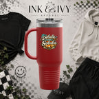 40oz Insulated Travel Mug – 'Delulu in the Solulu' Printify