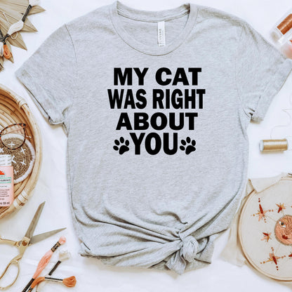 Funny Cat Shirt – Bella Canvas Tee | Cute Cat Mom Shirt Gift Ideas Joyful Moose