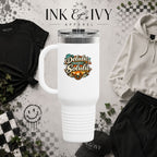 40oz Insulated Travel Mug – 'Delulu in the Solulu' Printify