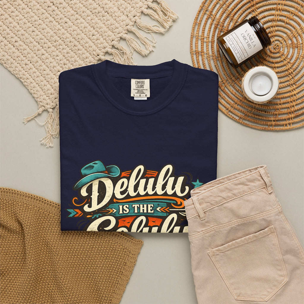 Delulu is the Solulu Retro Graphic Tee Printify