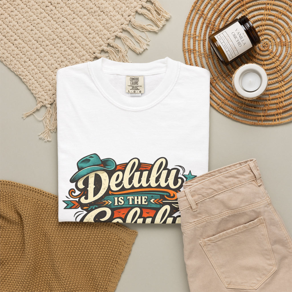 Delulu is the Solulu Retro Graphic Tee Printify