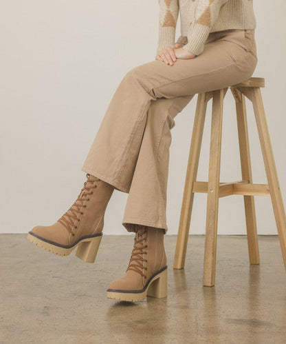 Jenna Platform Military Boots Wild Cactus Boutique