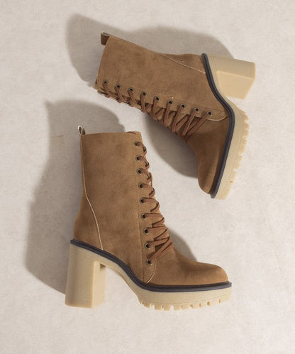 Jenna Platform Military Boots Wild Cactus Boutique