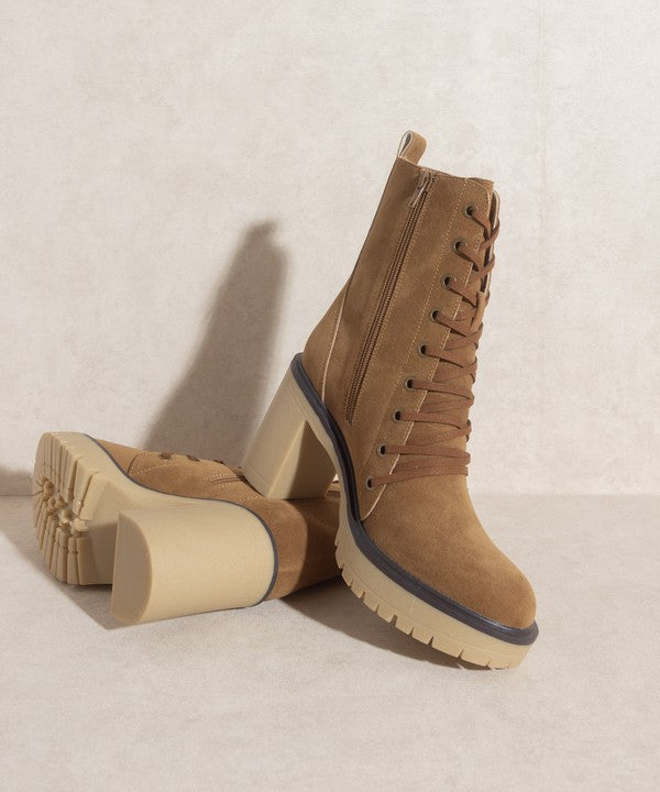 Jenna Platform Military Boots Wild Cactus Boutique