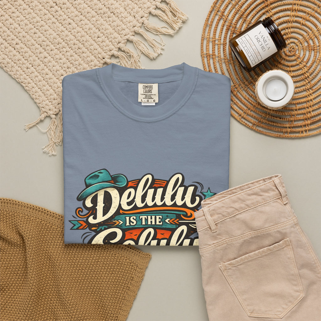 Delulu is the Solulu Retro Graphic Tee Printify