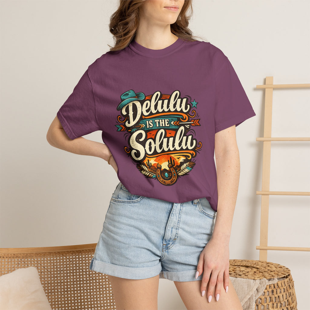 Delulu is the Solulu Retro Graphic Tee Printify