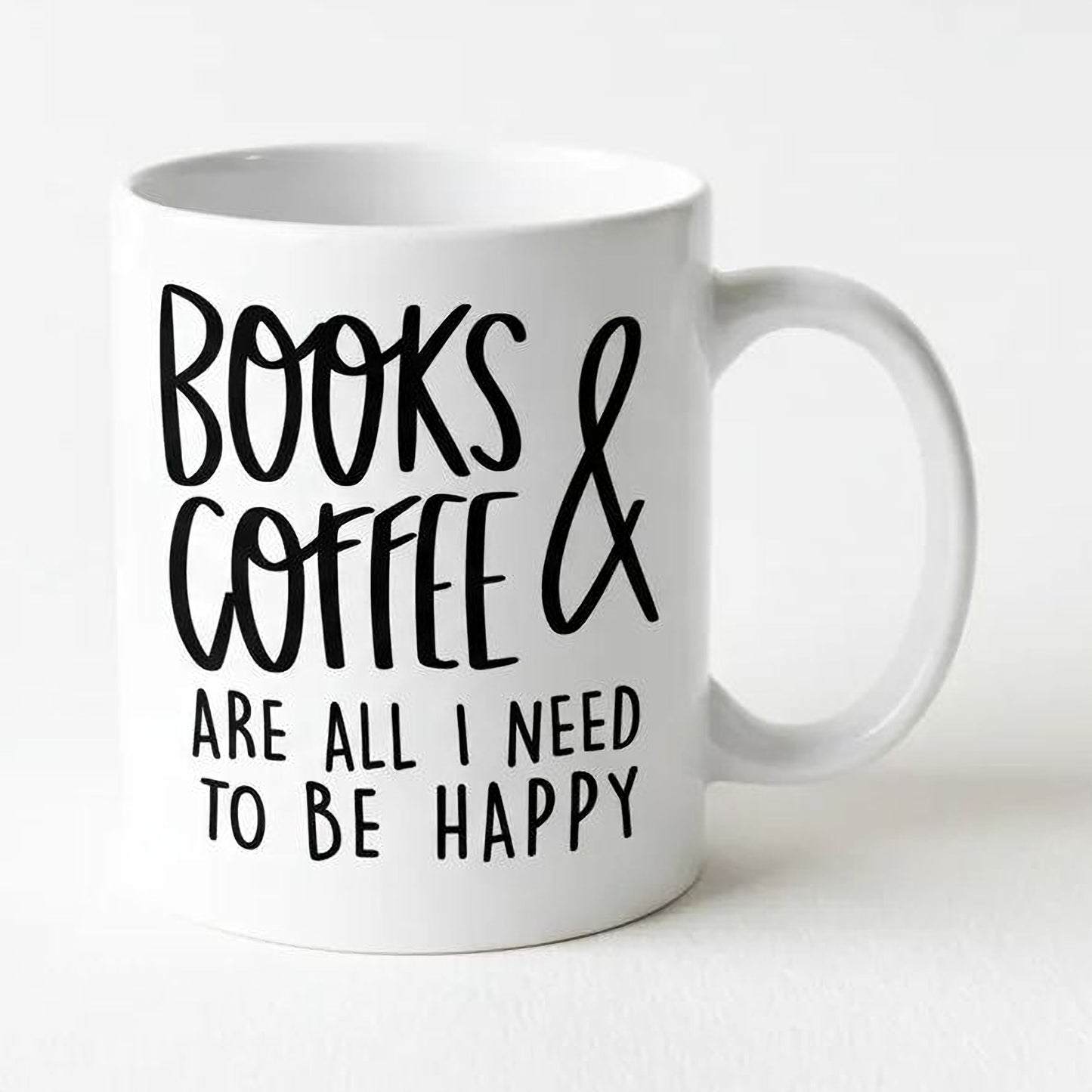 Book Lover Mug - Ceramic Coffee Mug for Book Club Gifts & Reader Gift Ideas 11 oz or 15 oz Joyful Moose