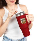 40oz Insulated Travel Mug – 'Delulu in the Solulu' Printify