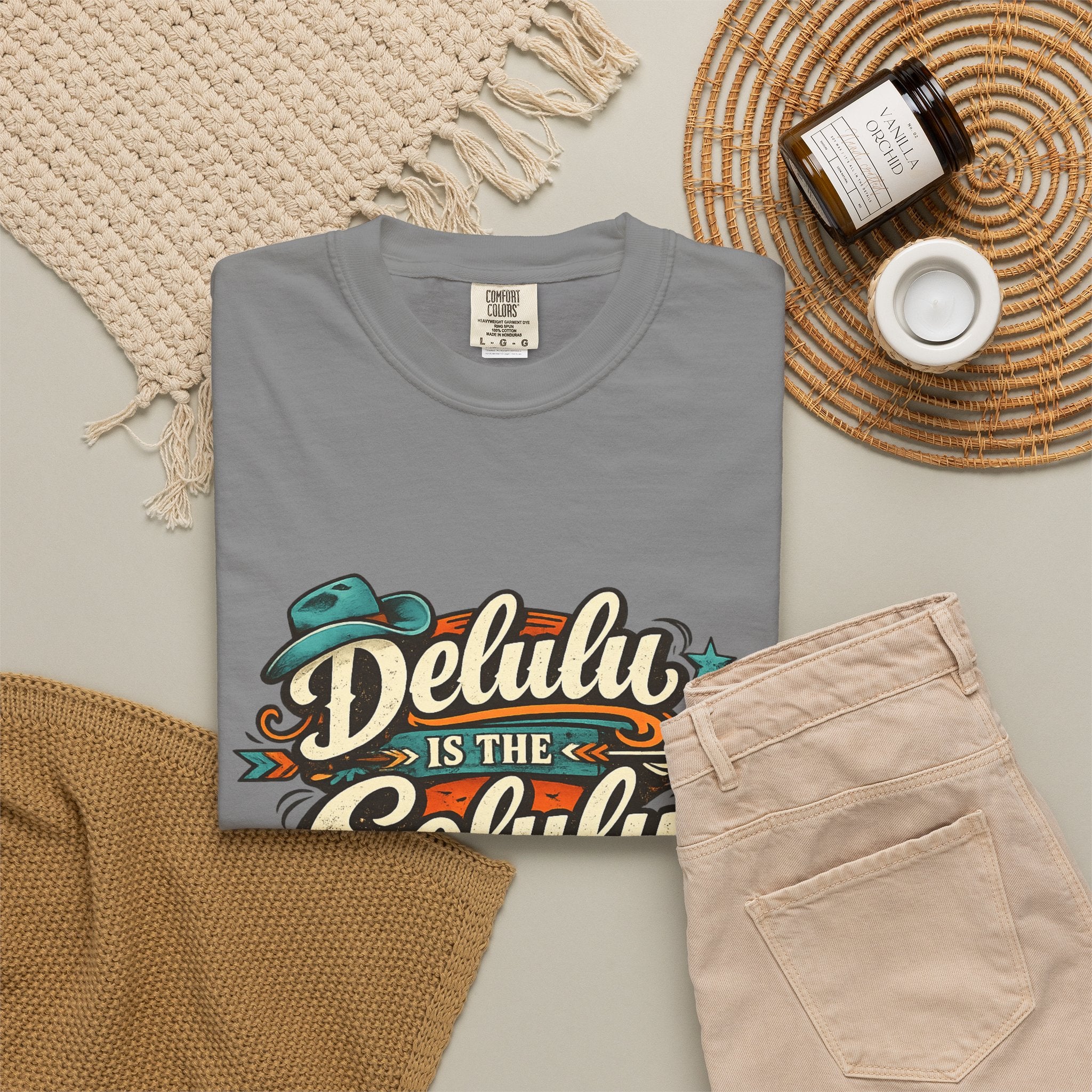 Delulu is the Solulu Retro Graphic Tee Printify