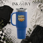 40oz Insulated Travel Mug – 'Delulu in the Solulu' Printify