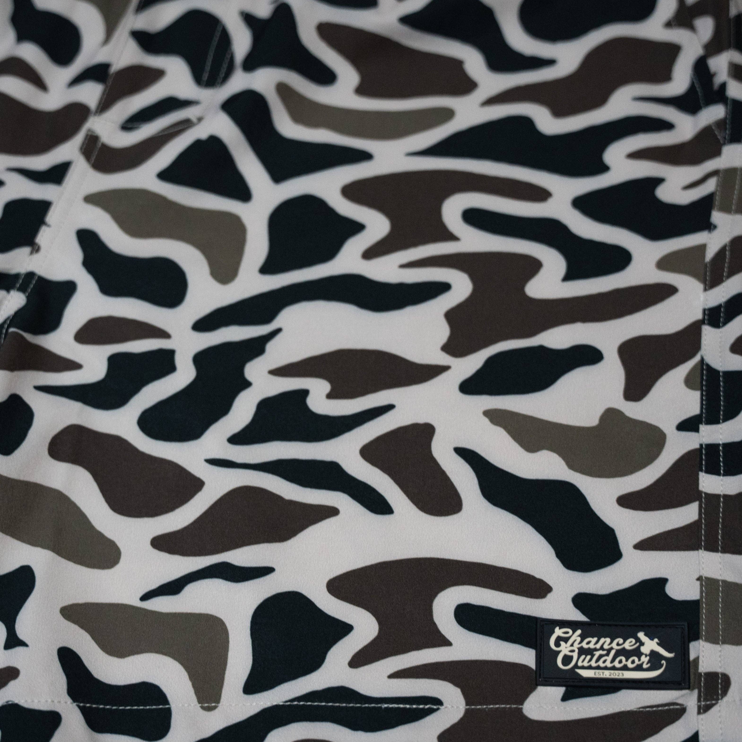 Mens Duck Camo Performance Shorts Wild Cactus Boutique