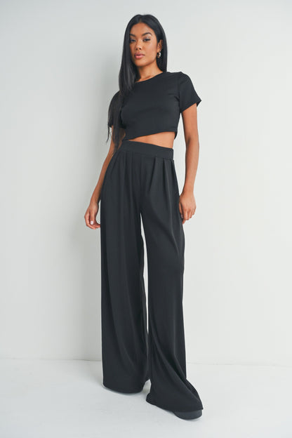 Blair's Pant Set - Black Wild Cactus Boutique