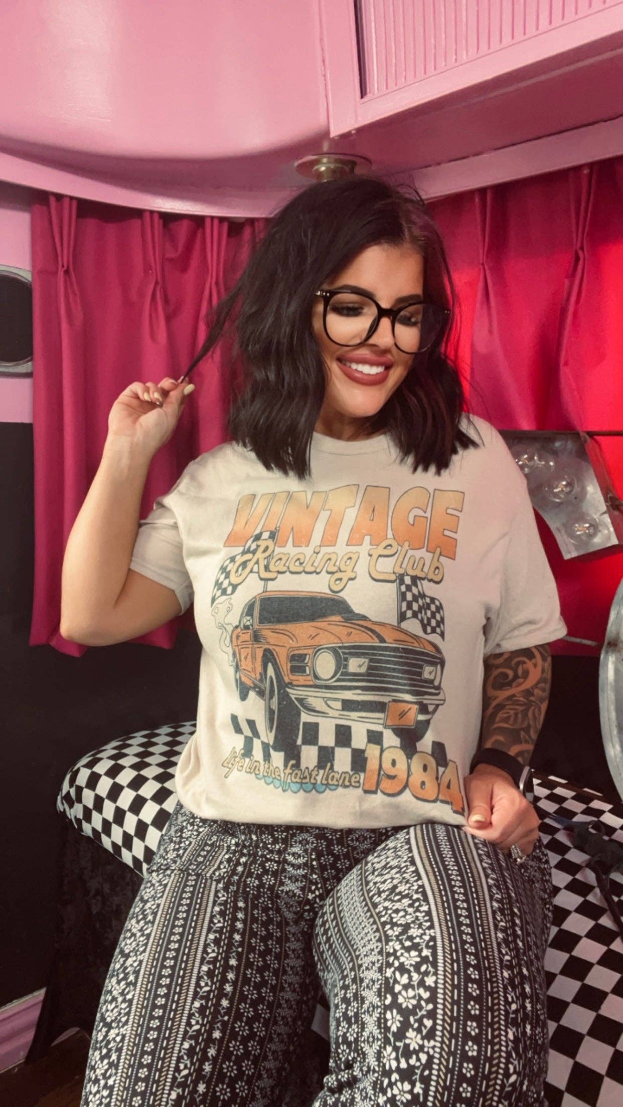 Vintage racing Wild Cactus Boutique