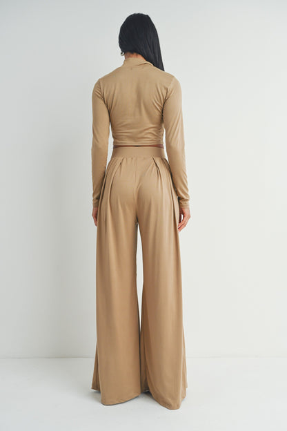 Catalina's Taupe Pant Set Wild Cactus Boutique