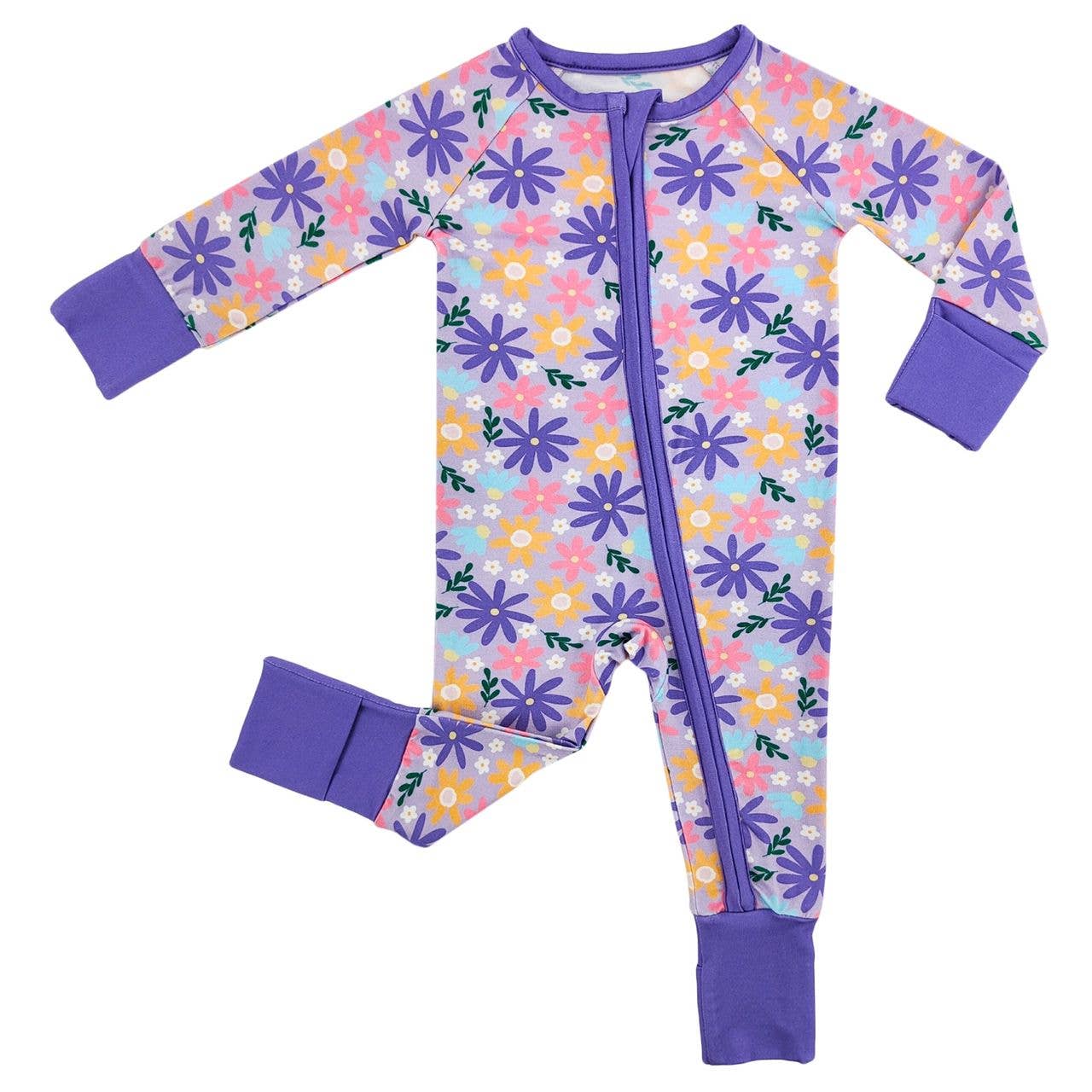 Lavender Blooms Bamboo Sleeper Thread & Co. Boutique, LLC