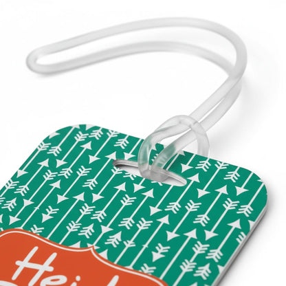 Custom Bag Tag - Monogram Backpack Name Tag - Personalized Diaper Bag Tag -  Luggage Tag - Monogram Luggage Bag Tag Joyful Moose