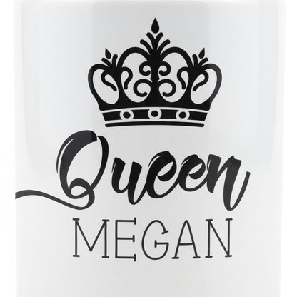 Personalized Coffee Mug for Women - Personalized Crown Coffee Mug for Her - Custom Queen Coffee Mug - Fairy Tale Gifts Joyful Moose