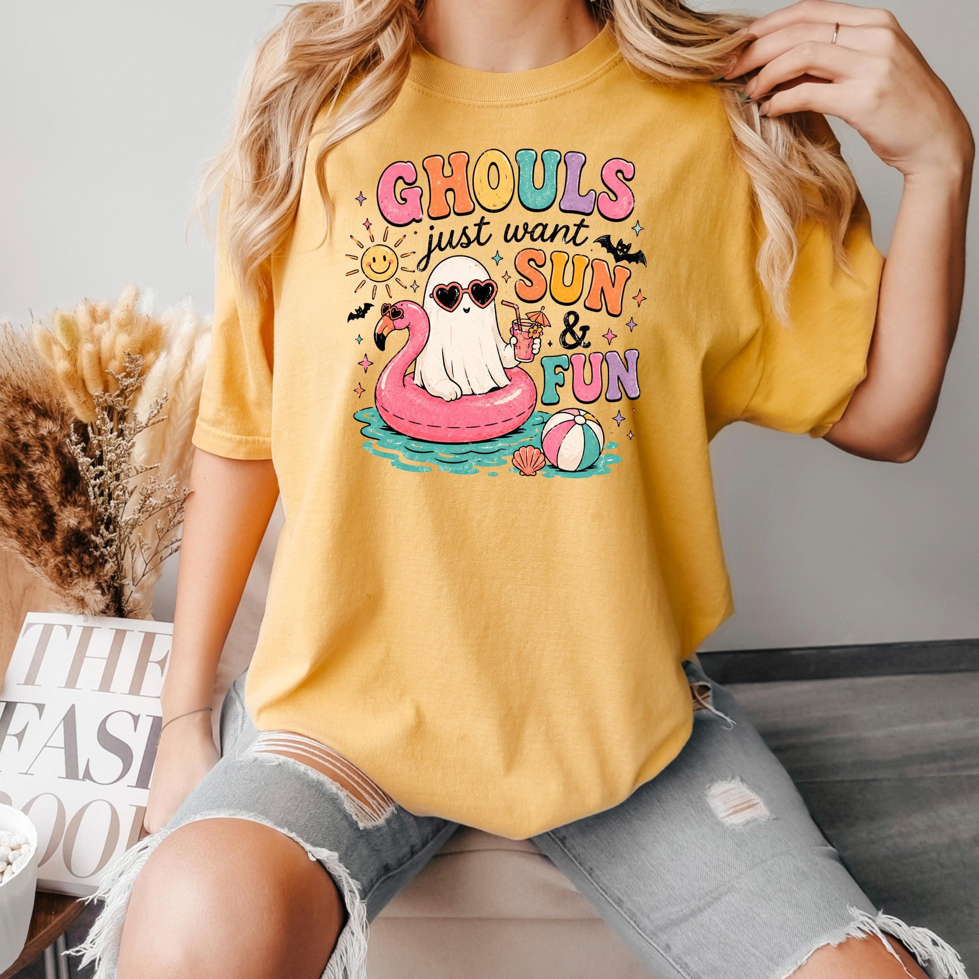 Summerween Shirt - Retro Spooky Beach Tee | Pastel Goth Halloween Summer Top Joyful Moose