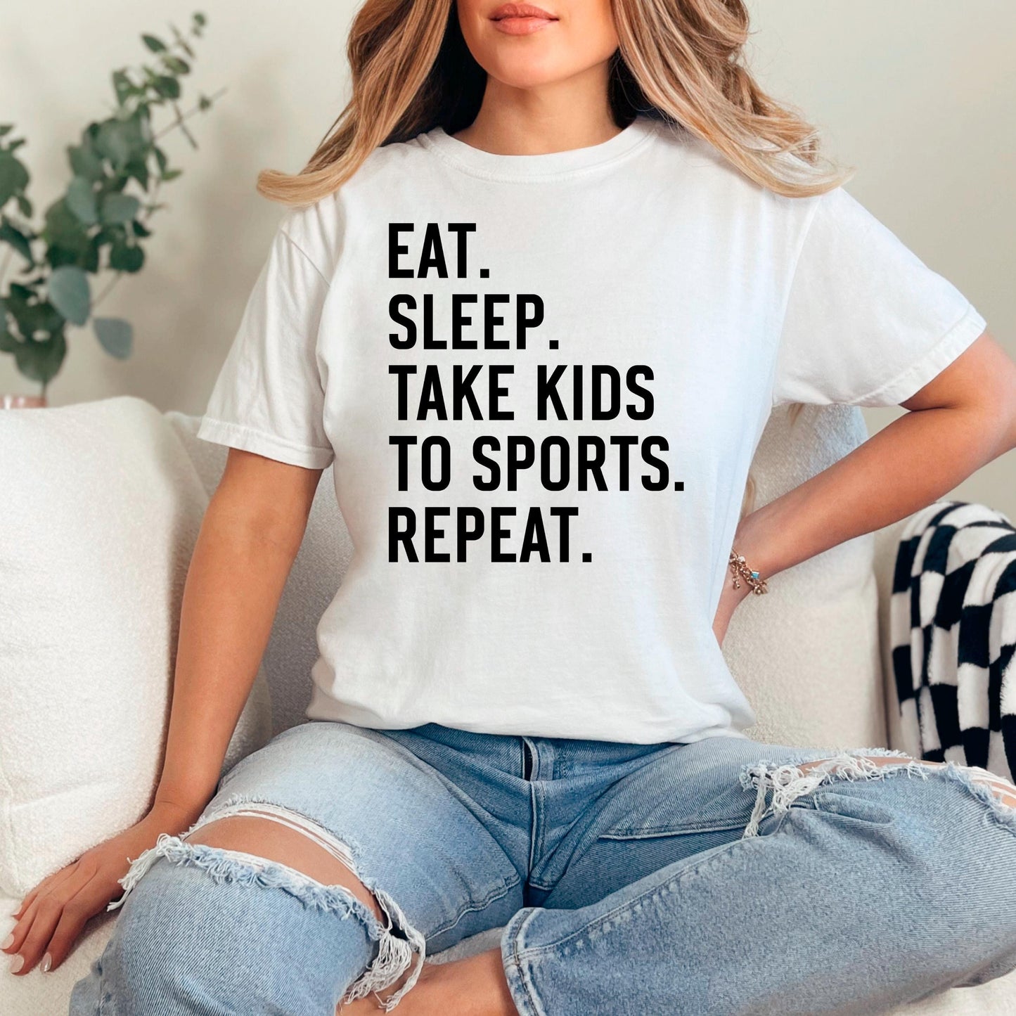Sports Mom Graphic Tee – Soft Cotton Comfort Shirt for Parenting Hustle Joyful Moose