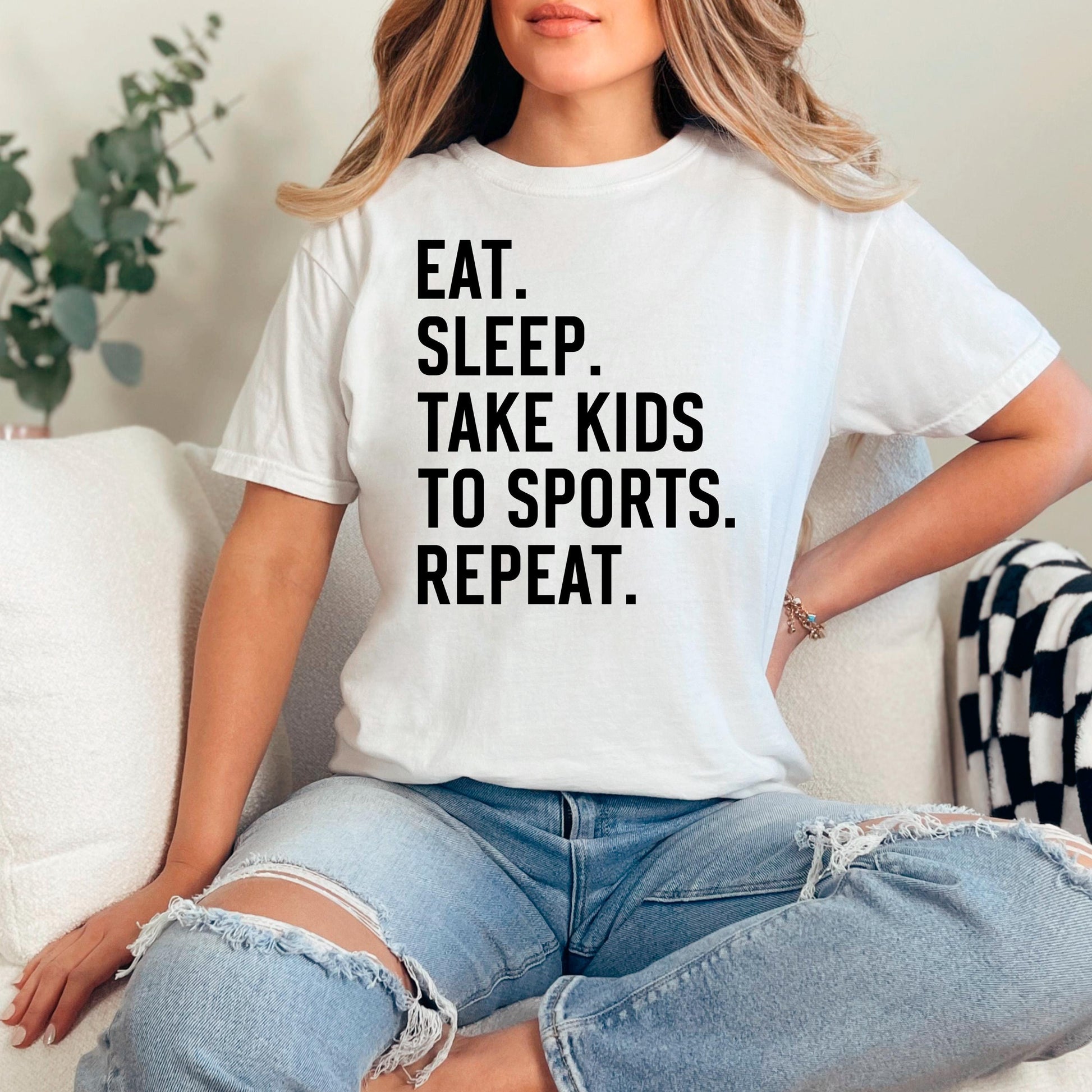 Sports Mom Graphic Tee – Soft Cotton Comfort Shirt for Parenting Hustle Joyful Moose
