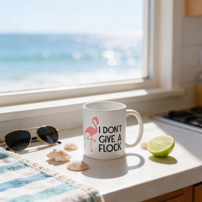 Funny Flamingo Mug - Pink Ceramic Coffee Cup, Dishwasher Safe Double-Sided Gift Joyful Moose
