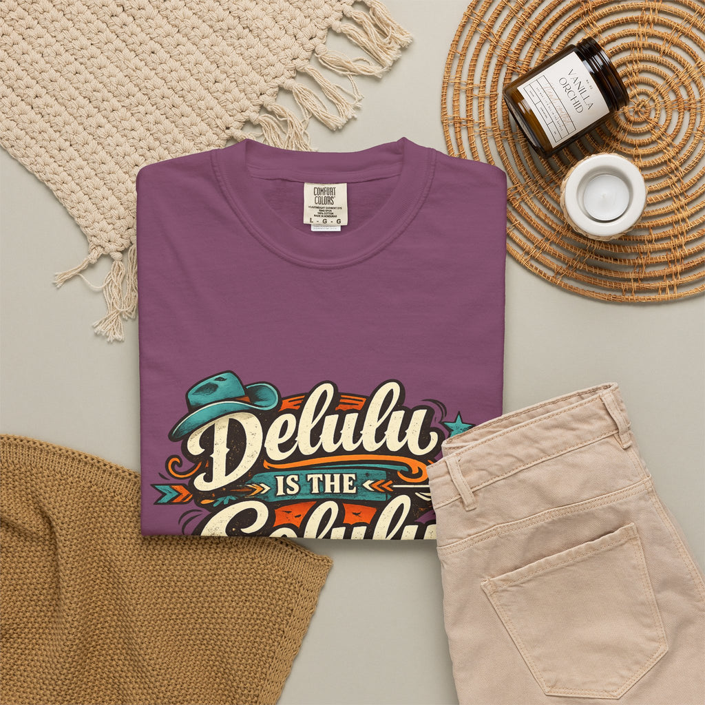 Delulu is the Solulu Retro Graphic Tee Printify