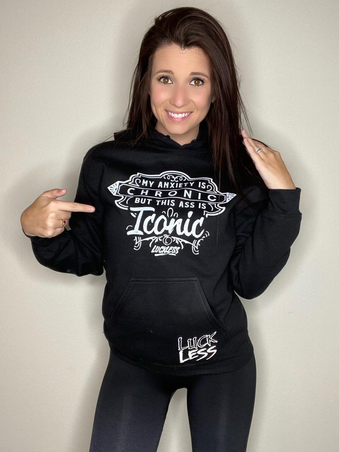 Iconic Anxiety Hoodie Luckless Outfitters