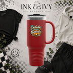 40oz Insulated Travel Mug – 'Delulu in the Solulu' Printify