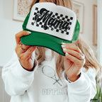 Checkered Mama Trucker Hat *5 COLORS Chloe Vs Tank The Boutique