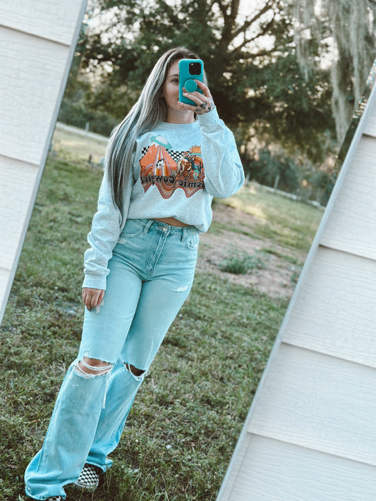 Cosmic Cowgirl Sweatshirt Wild Cactus Boutique