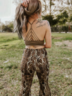 Light Of The Moon Crochet Trim Bralette - Mocha Wild Cactus Boutique