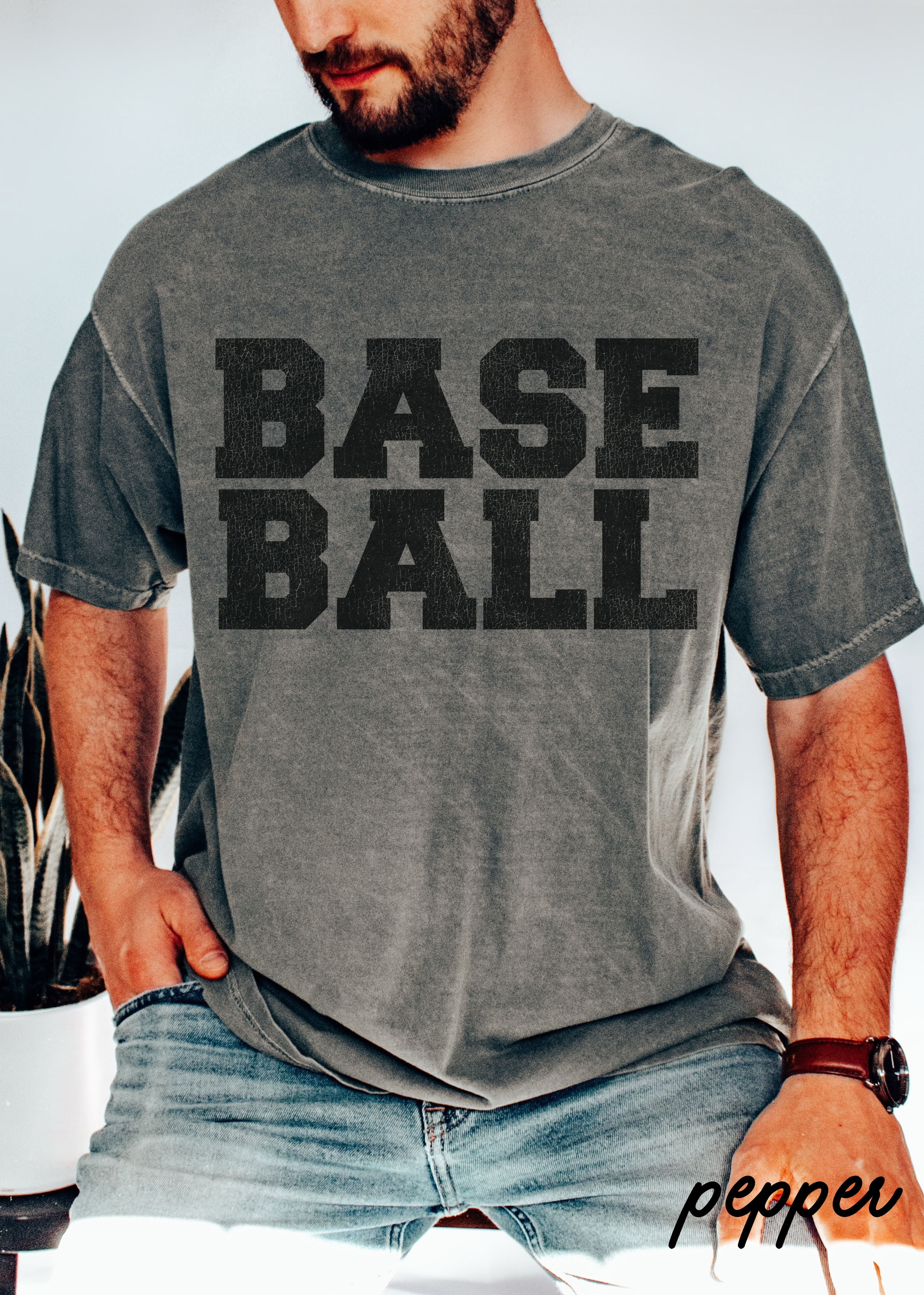 *BASEBALL University Tee *12 Colors (S-4X) Chloe Vs Tank The Boutique