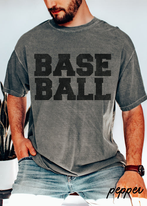 *BASEBALL University Tee *12 Colors (S-4X) Chloe Vs Tank The Boutique