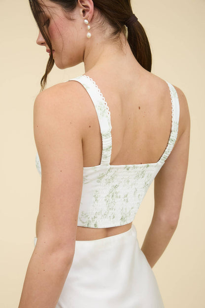 Sophia's Floral Crop Top Wild Cactus Boutique