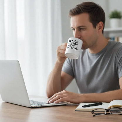 Personalized Mug - Personalized Coffee Mug for Men - Personalized Gift for Him, gift for men, custom mugs Joyful Moose
