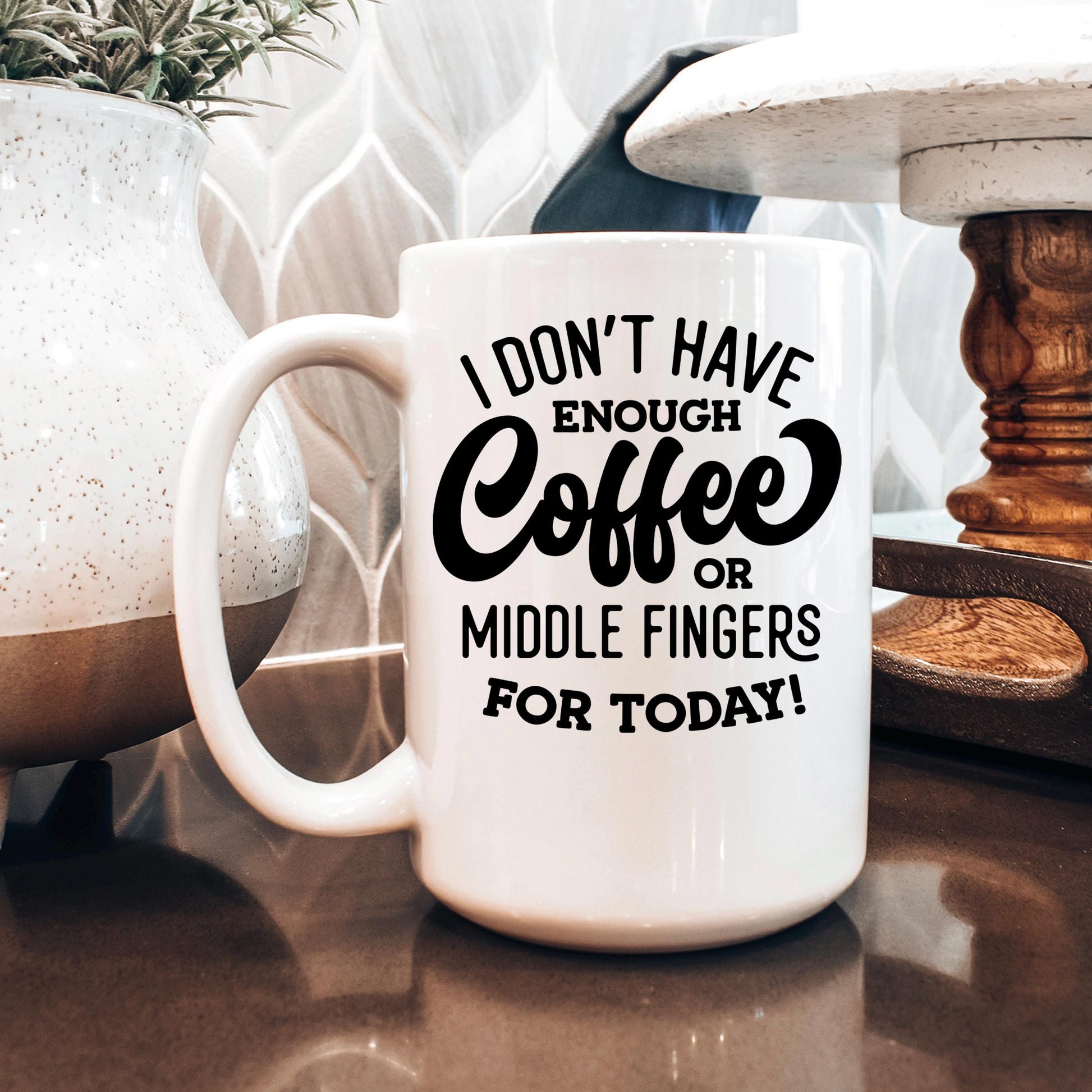 Funny Coffee Mug – Ceramic Mug with Bold Text & Sarcastic Quote for Office Joyful Moose