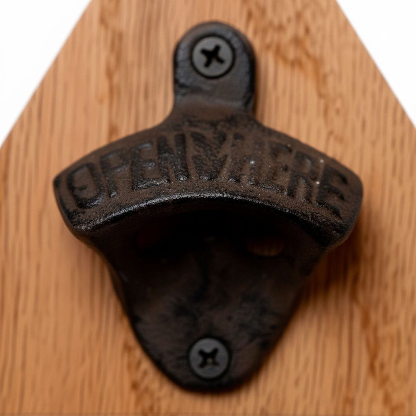 Custom Garage Sign – Personalized Wood Sign with Rustic Bottle Opener & Workshop Wall Art Joyful Moose