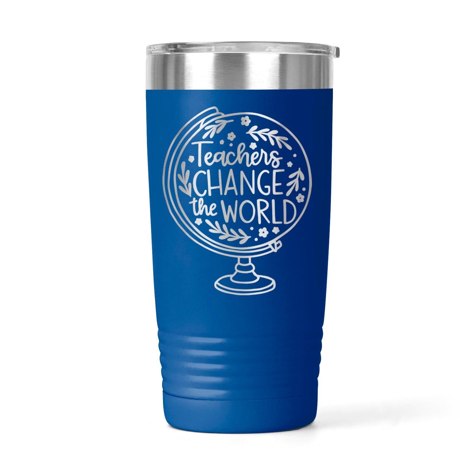 Teachers Coffee Tumbler - Double Wall Mug | Insulated Travel Cup, Durable Reusable Cup Joyful Moose