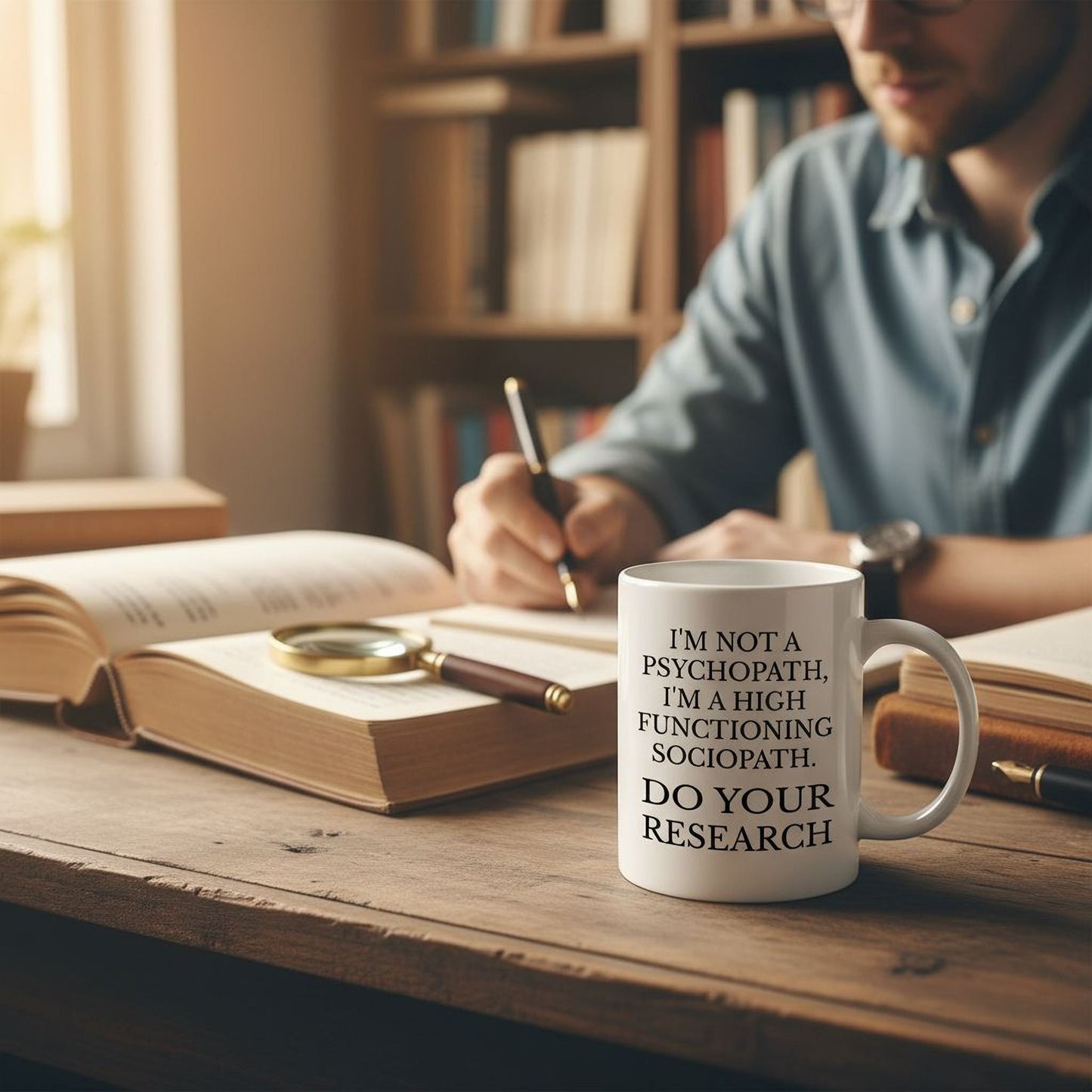 Sherlock Holmes Coffee Mug - Sherlock Holmes Gift - Coffee Mug for Sherlock Holmes Fan Joyful Moose
